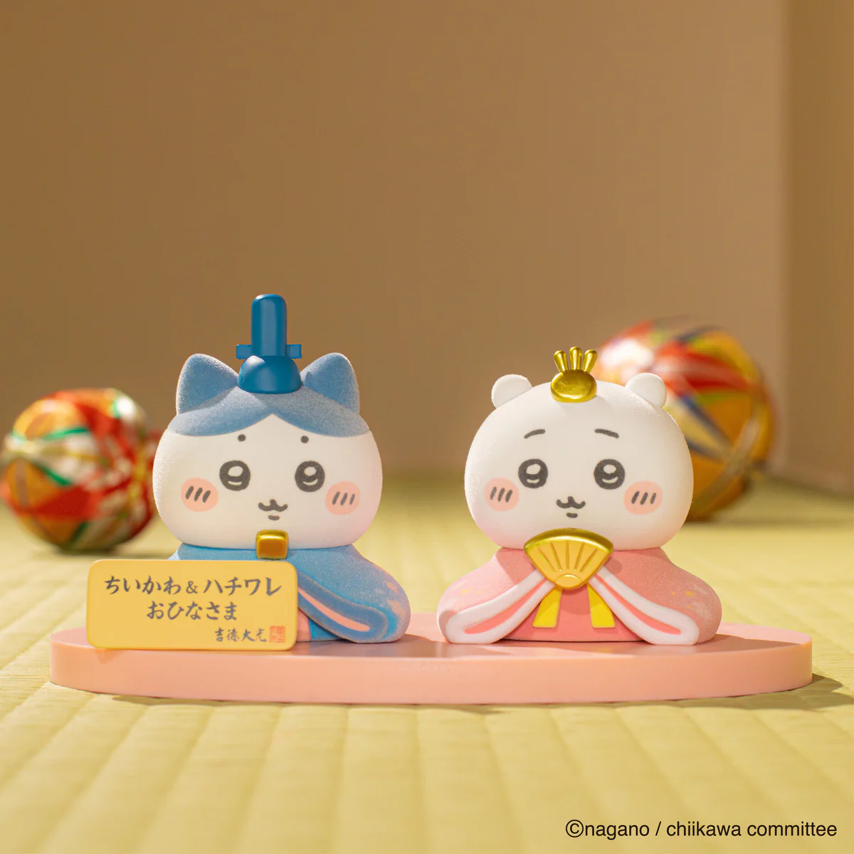 ちいかわ ちいかわ＆ハチワレ ミニ雛人形 - Image 3