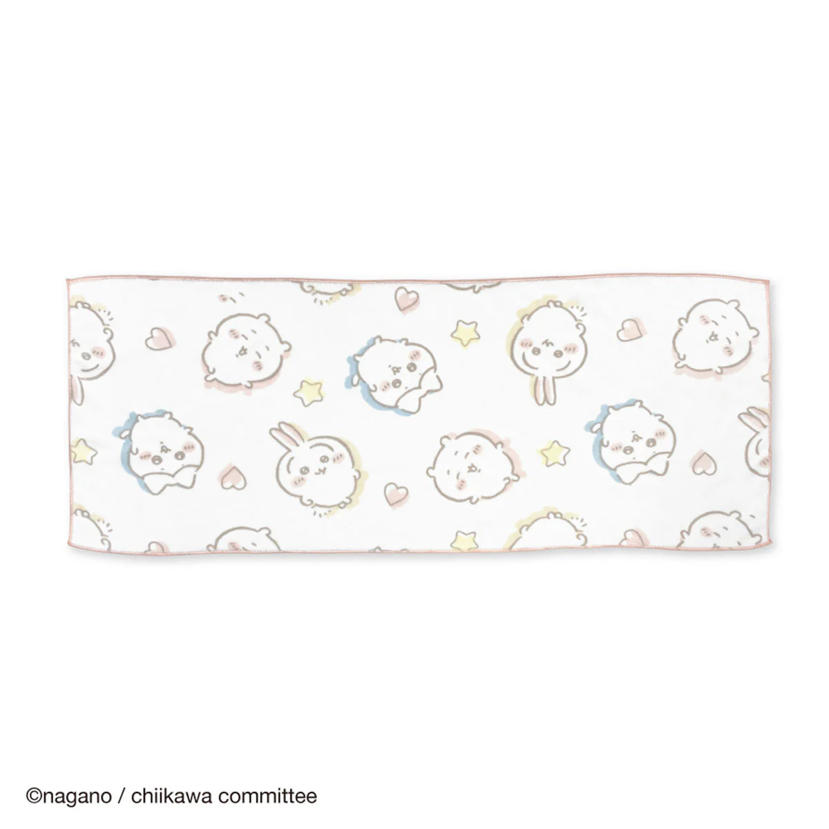 ちいかわ 速乾フェイスタオル(ハート&スター)
