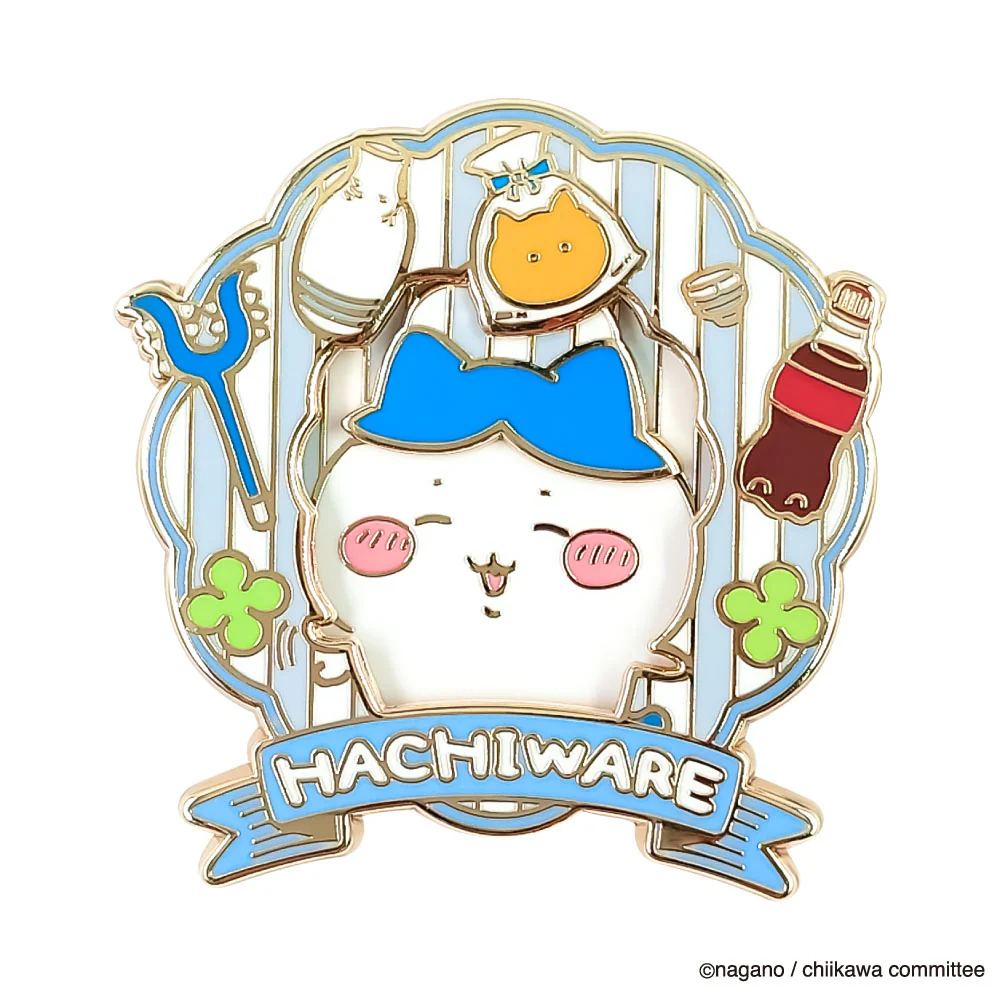 ちいかわ 大きめギミックピンバッジ(ハチワレ) - Image 6
