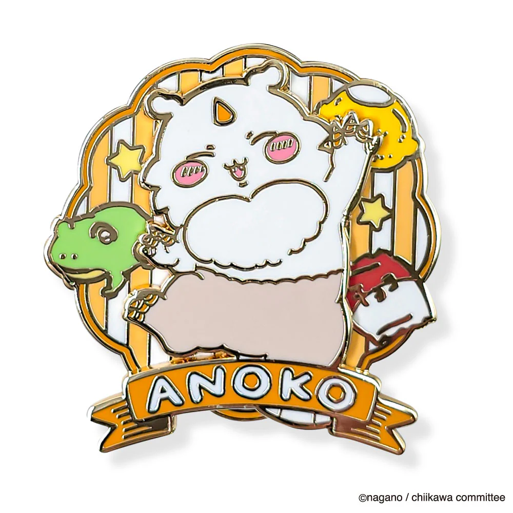 ちいかわ 大きめギミックピンバッジ(あのこ) - Image 6