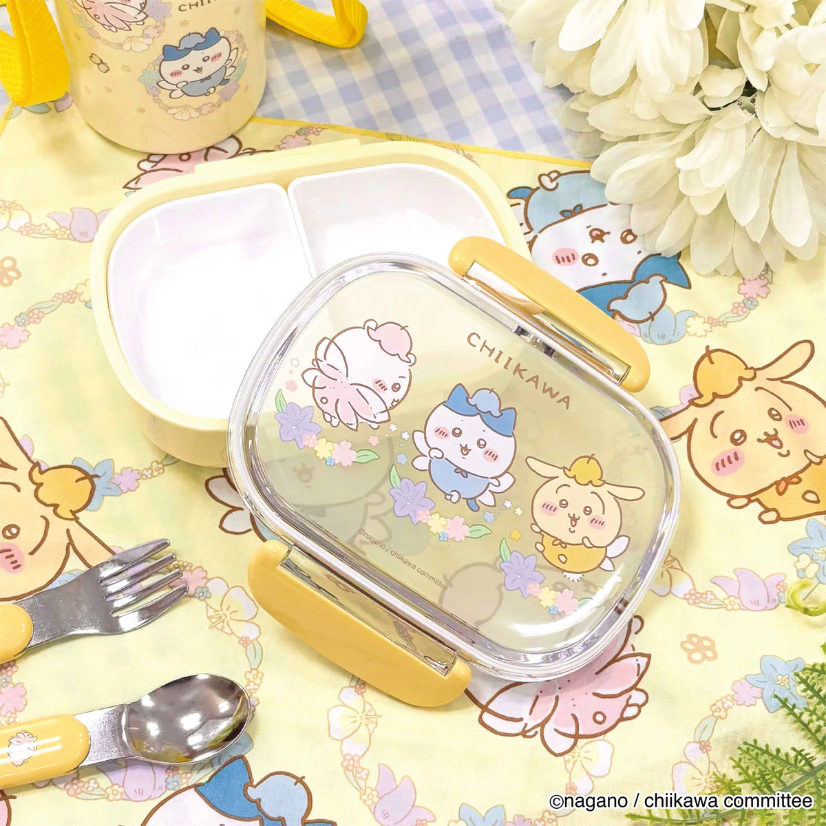 ちいかわ 丸型1段ランチボックス（フェアリーフラワー） - Image 2