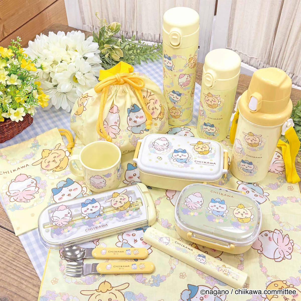 ちいかわ 丸型1段ランチボックス（フェアリーフラワー） - Image 3