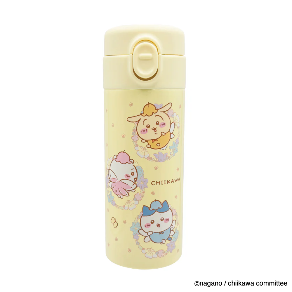 ちいかわ ワンタッチステンレスボトル 350ml（フェアリーフラワー） - Image 4