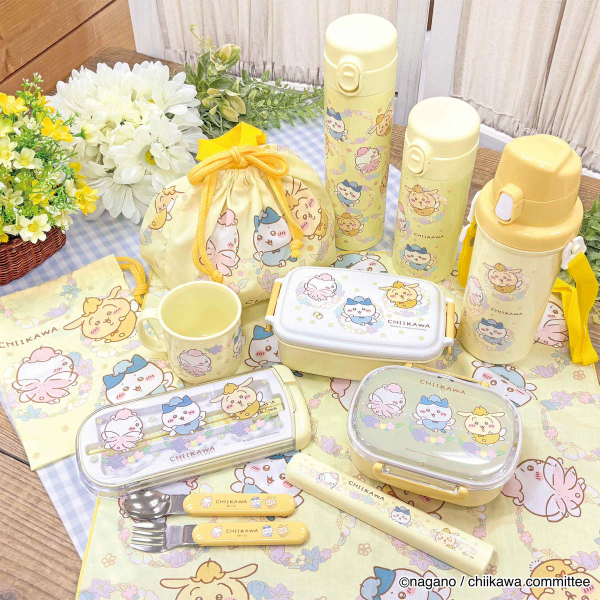 ちいかわ ワンタッチステンレスボトル 500ml(フェアリーフラワー) - Image 3