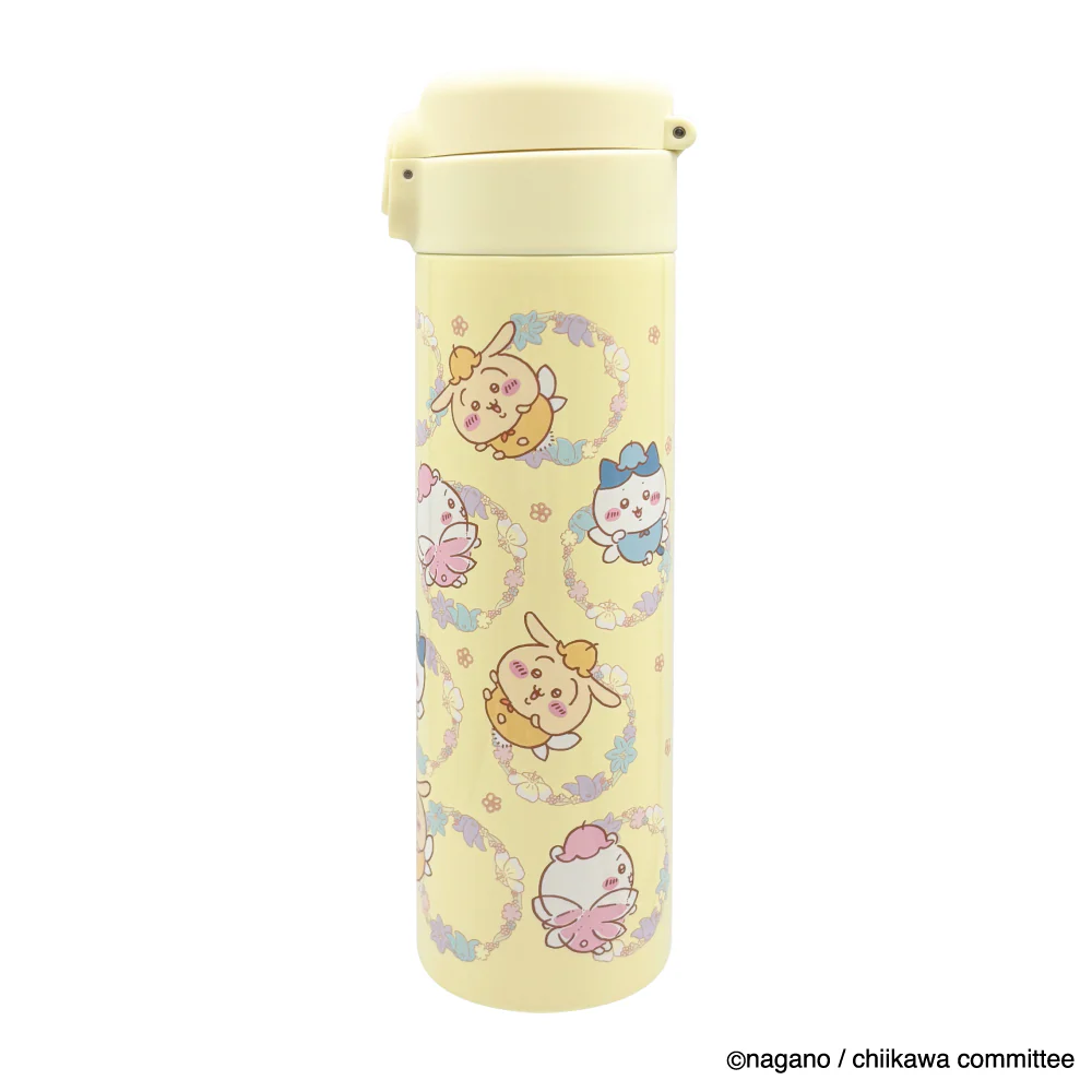 ちいかわ ワンタッチステンレスボトル 500ml(フェアリーフラワー) - Image 5