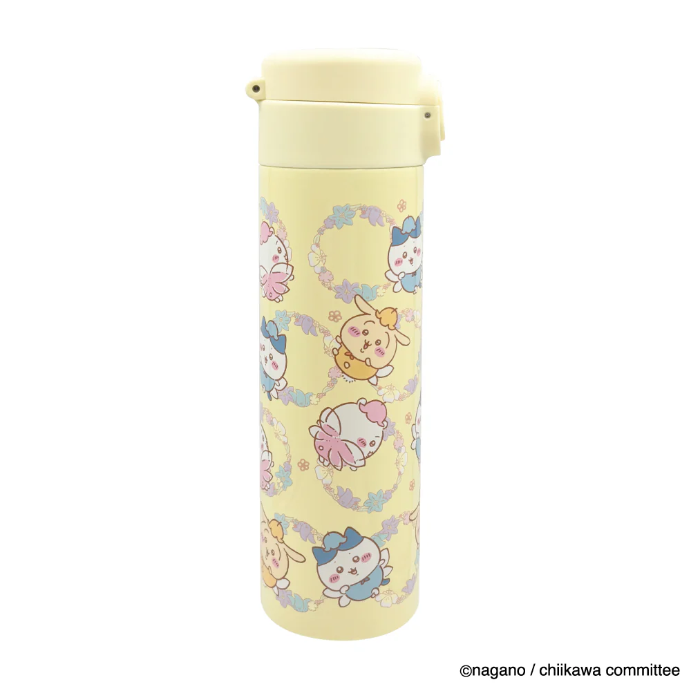 ちいかわ ワンタッチステンレスボトル 500ml(フェアリーフラワー) - Image 7