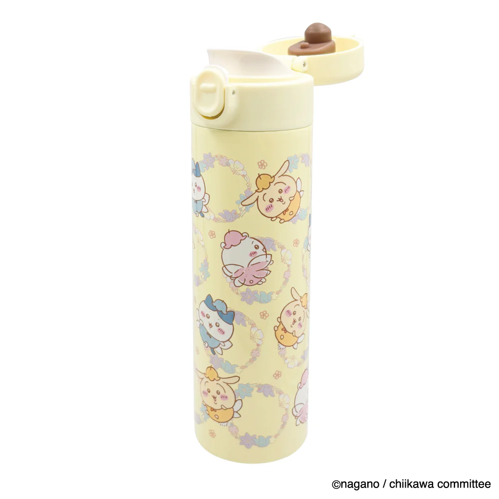 ちいかわ ワンタッチステンレスボトル 500ml(フェアリーフラワー) - Image 8