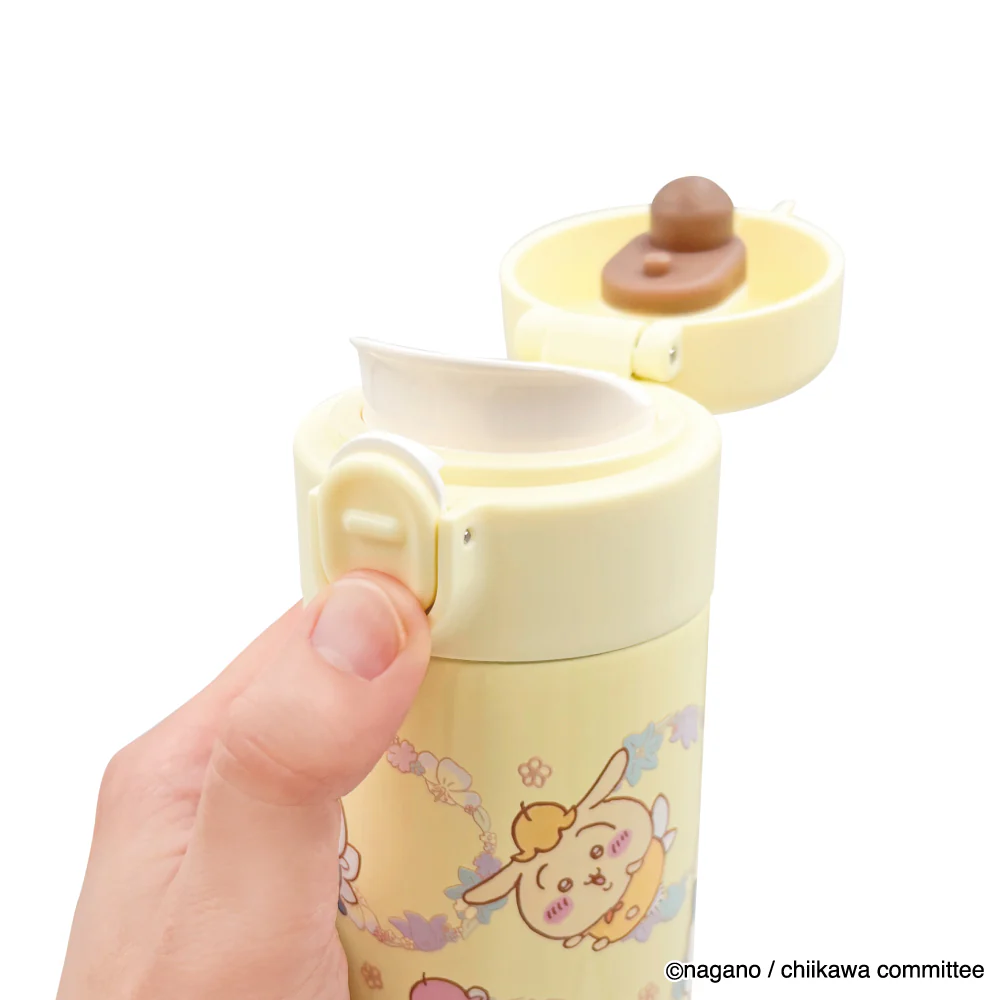 ちいかわ ワンタッチステンレスボトル 500ml(フェアリーフラワー) - Image 9