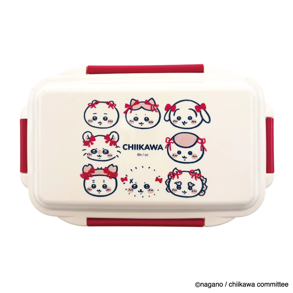 ちいかわ 4点ロック1段ランチボックス（リボン）