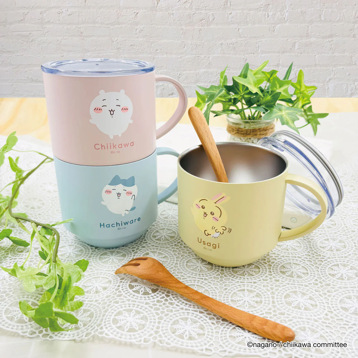 ちいかわ スタッキング蓋つきステンレスマグ（ちいかわ） - Image 3