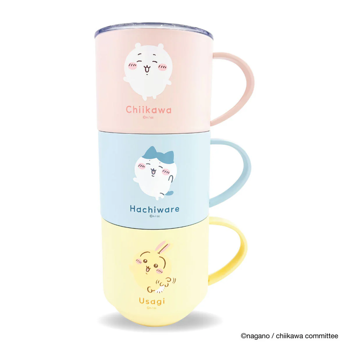 ちいかわ スタッキング蓋つきステンレスマグ（ハチワレ） - Image 4