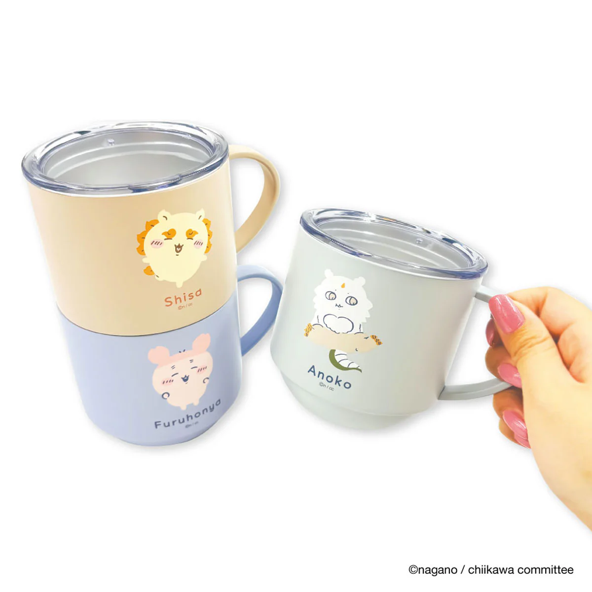 ちいかわ スタッキング蓋つきステンレスマグ(シーサー) - Image 3