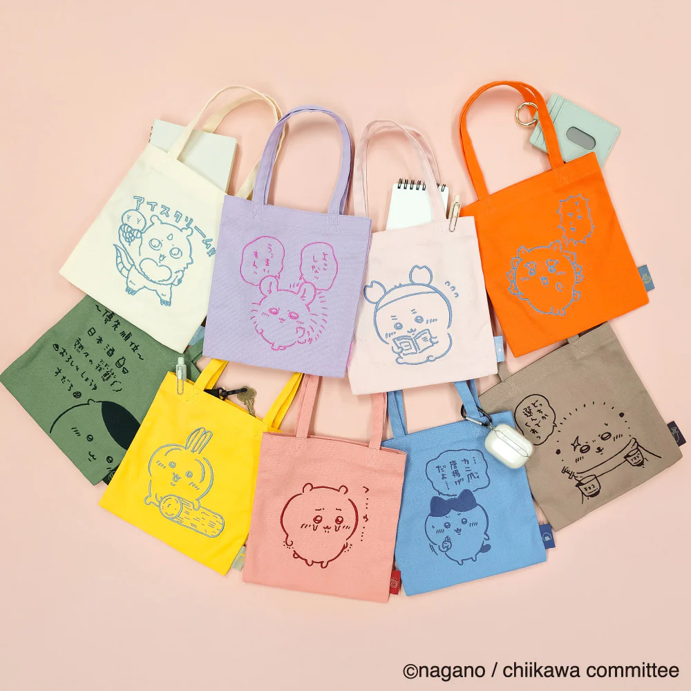 ちいかわ 刺繍ミニトート（古本屋） - Image 4