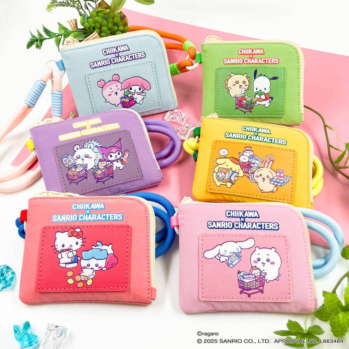 ちいかわ×サンリオキャラクターズ スーパーマーケットなコンパクトウォレット（古本屋＆マイメロディ） - Image 2